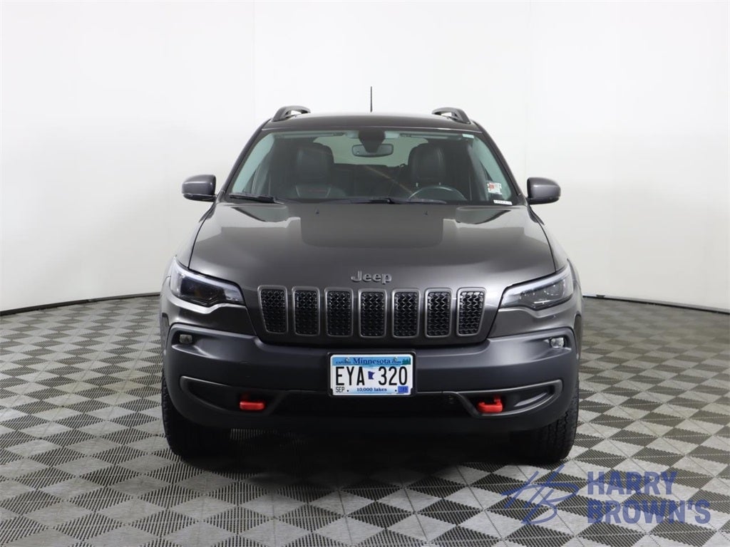 Used 2020 Jeep Cherokee Trailhawk with VIN 1C4PJMBX5LD627075 for sale in Faribault, Minnesota