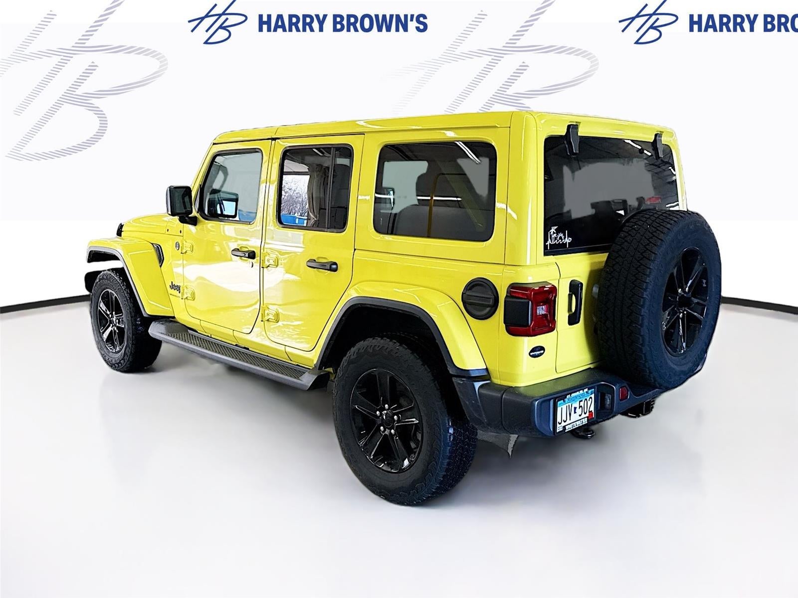 Used 2023 Jeep Wrangler 4-Door Sahara Altitude with VIN 1C4HJXEG4PW543633 for sale in Faribault, Minnesota