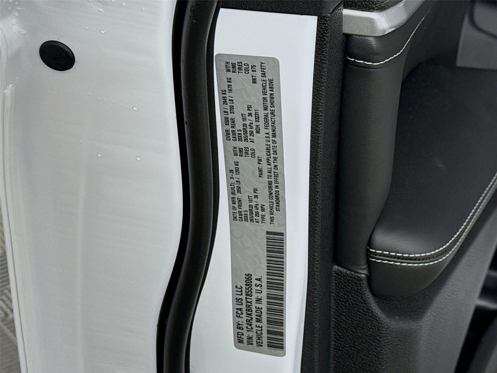 2026 Jeep Grand Cherokee L Limited Reserve