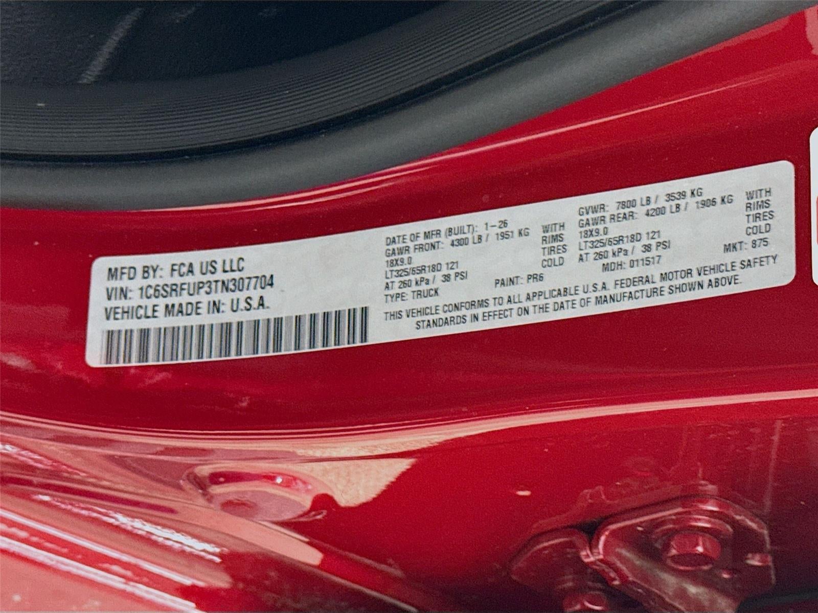 2026 RAM Ram 1500 RHO