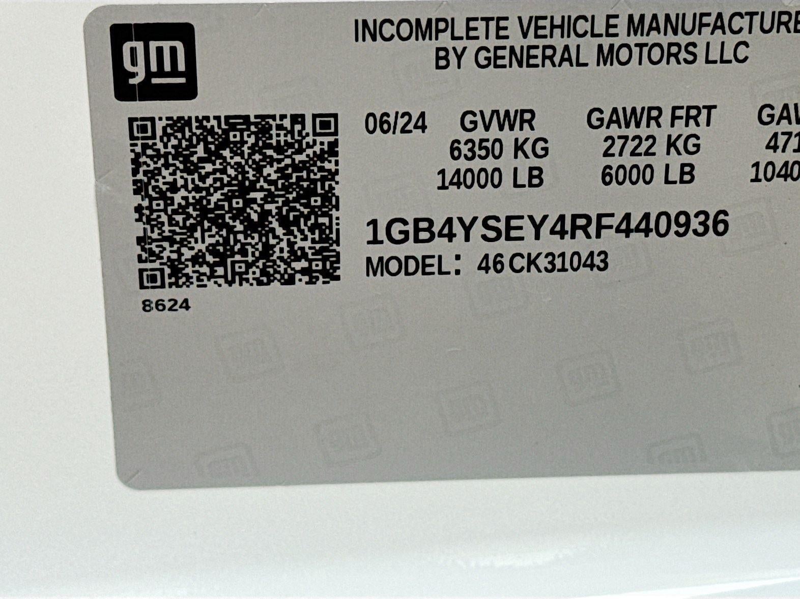 2024 Chevrolet Silverado 3500HD CC Work Truck