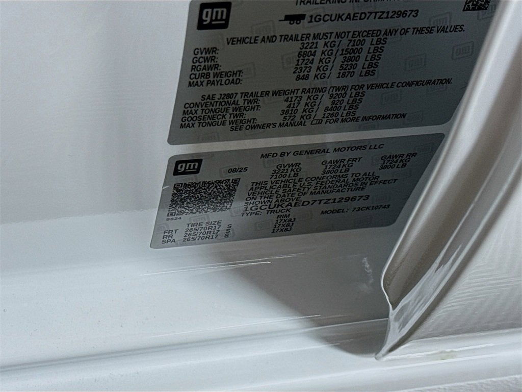 2026 Chevrolet Silverado 1500 WT