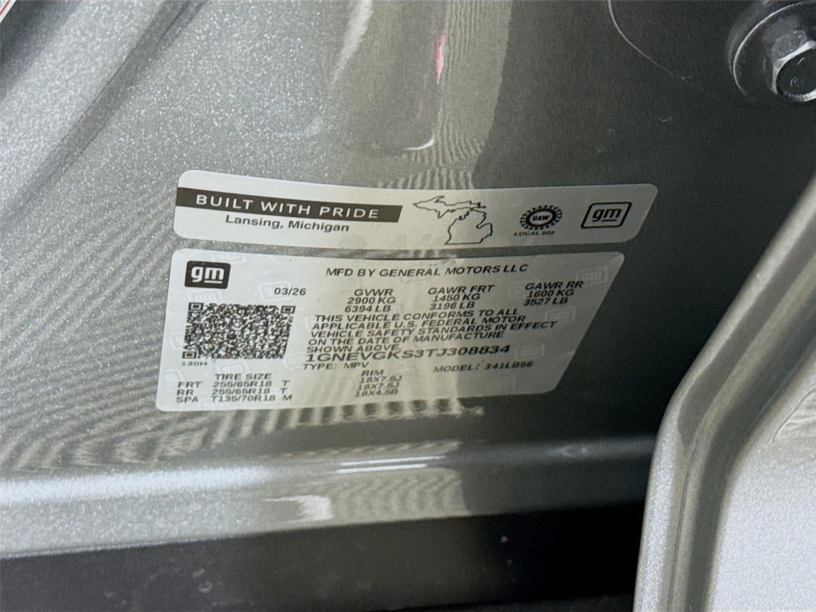 2026 Chevrolet Traverse AWD LT