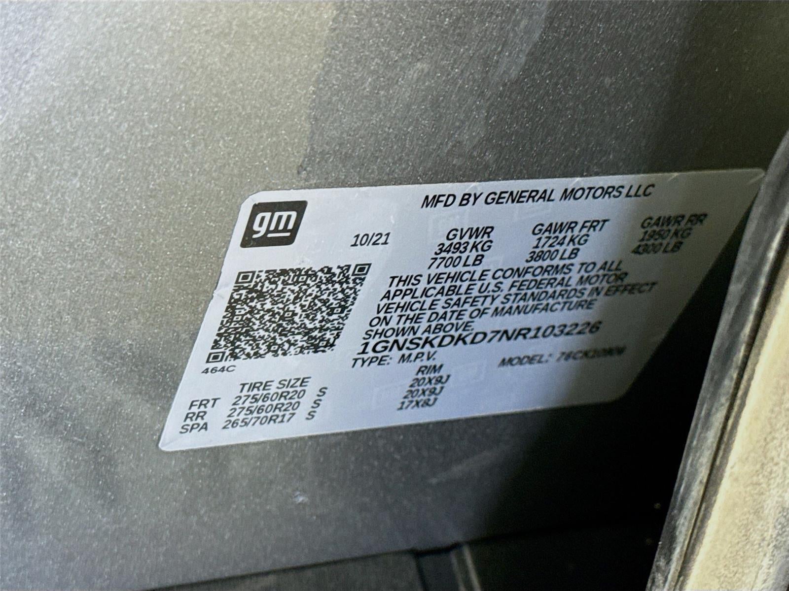 2022 Chevrolet Suburban Z71