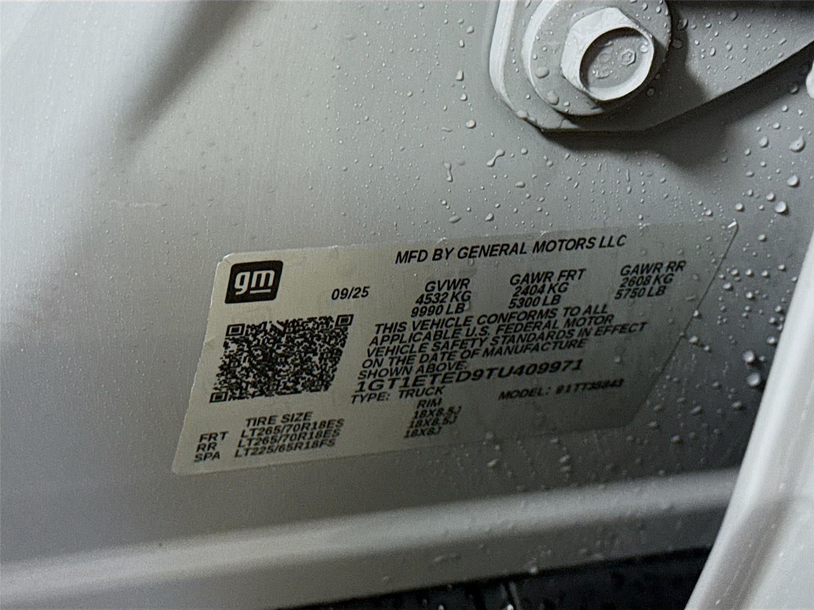 2026 GMC Sierra EV Extended Range Elevation