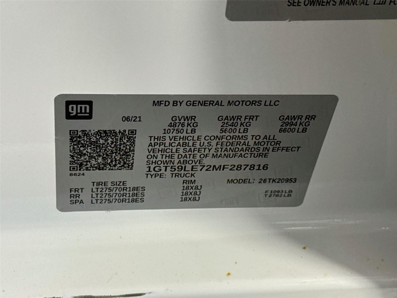 2021 GMC Sierra 2500HD 4WD Double Cab 162"