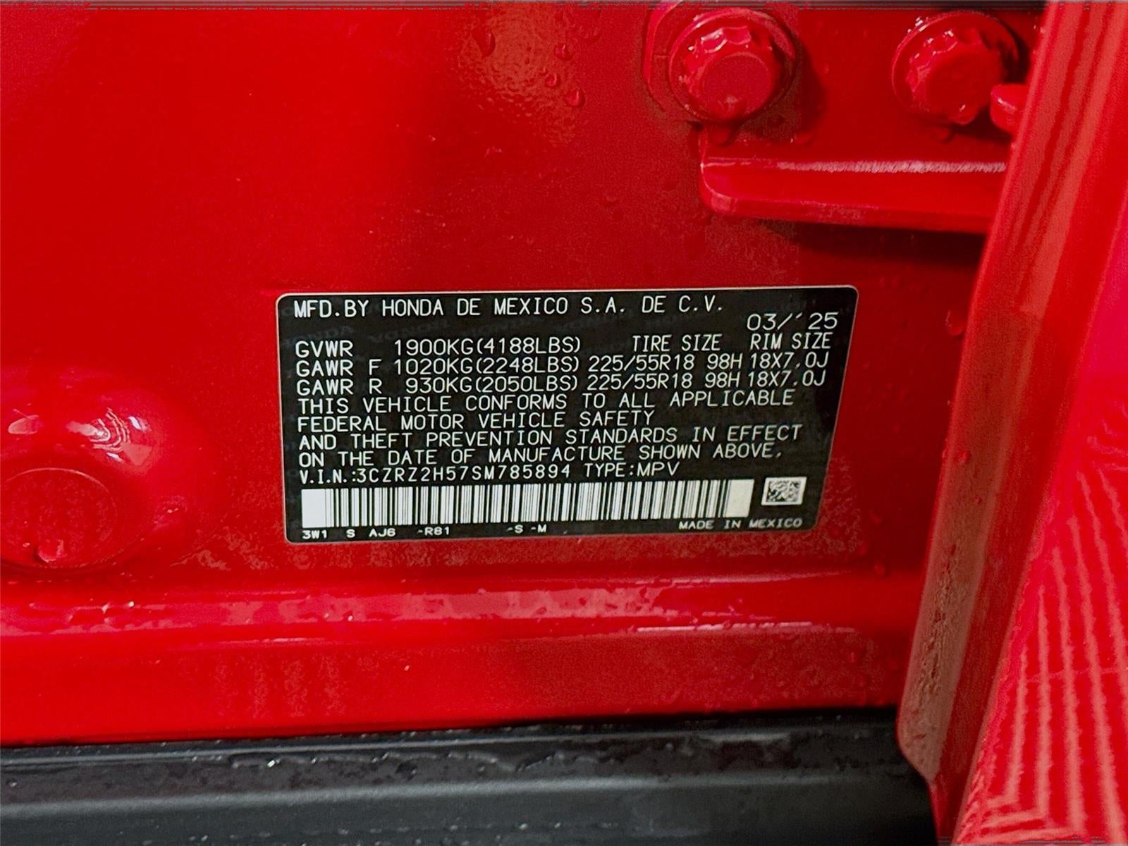 2025 Honda HR-V Sport