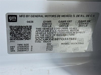2026 Chevrolet Silverado 1500 LTZ