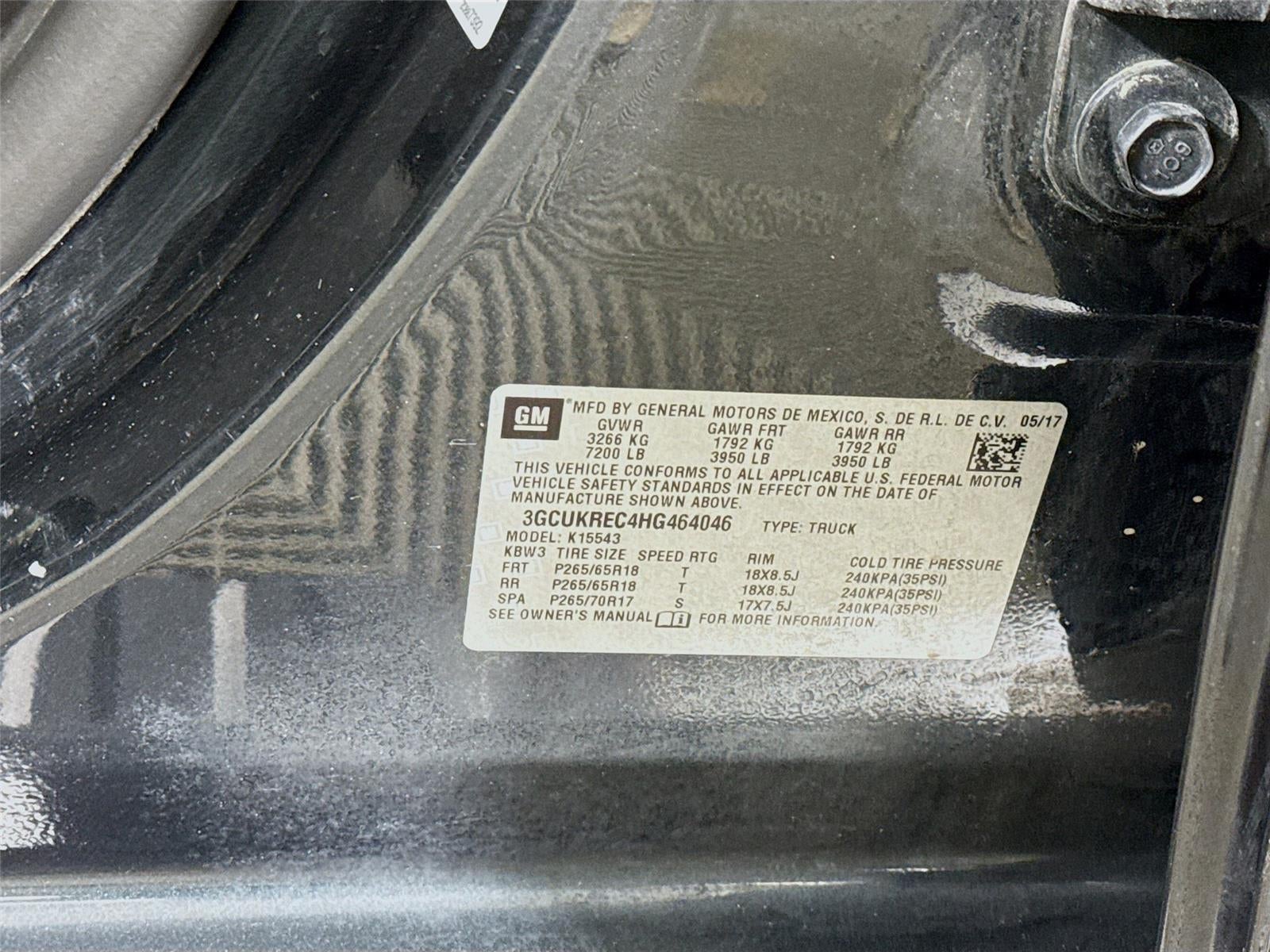 2017 Chevrolet Silverado 1500 LT