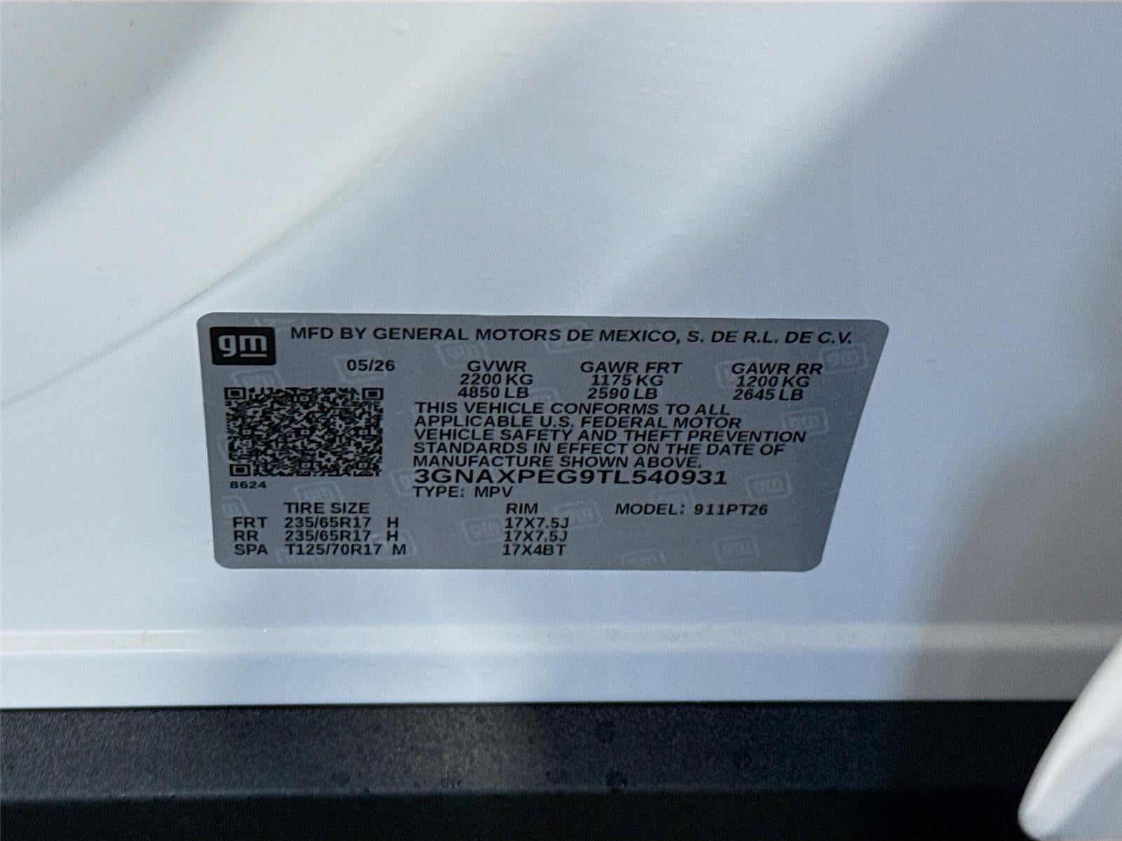 2026 Chevrolet Equinox AWD LT