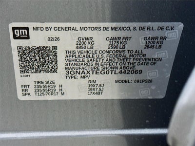 2026 Chevrolet Equinox AWD RS