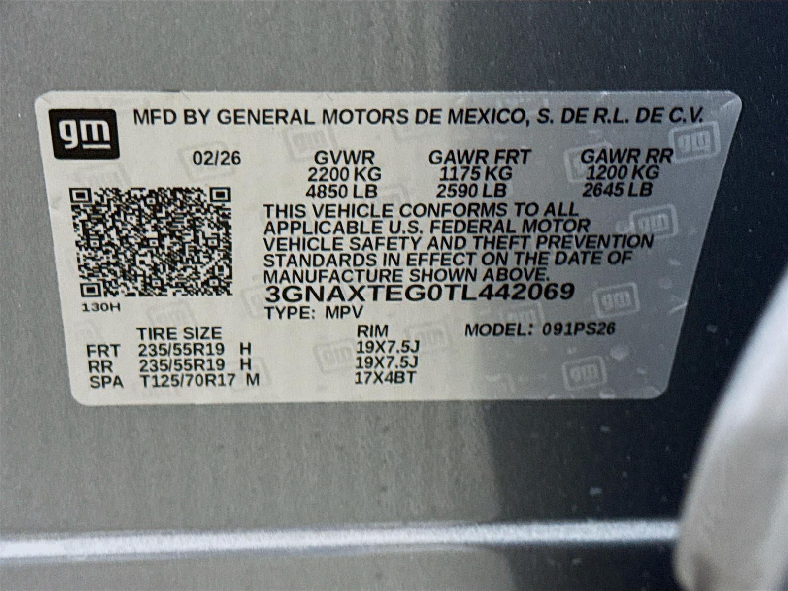 2026 Chevrolet Equinox AWD RS