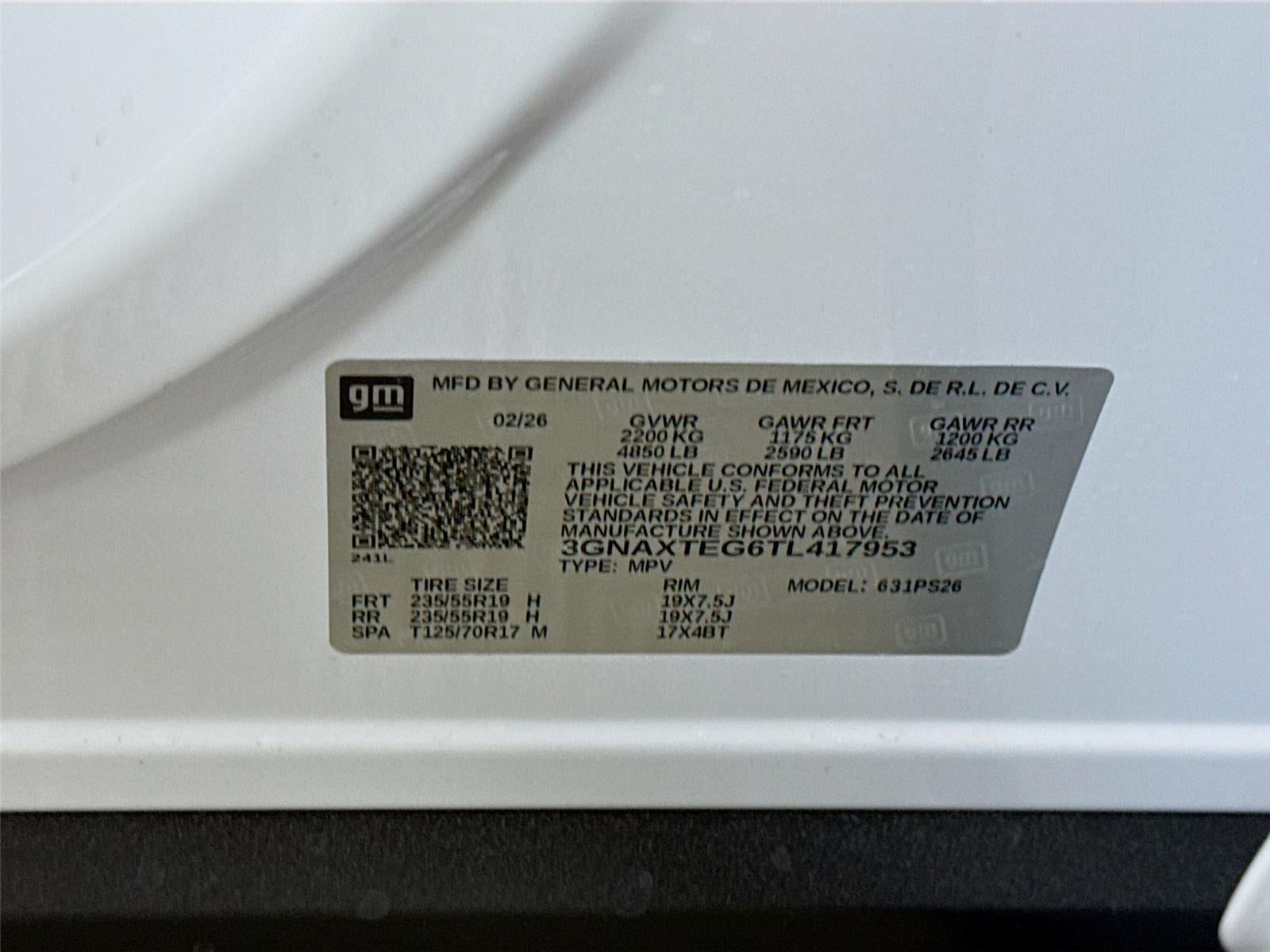 2026 Chevrolet Equinox AWD RS