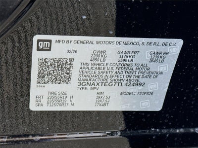 2026 Chevrolet Equinox AWD RS