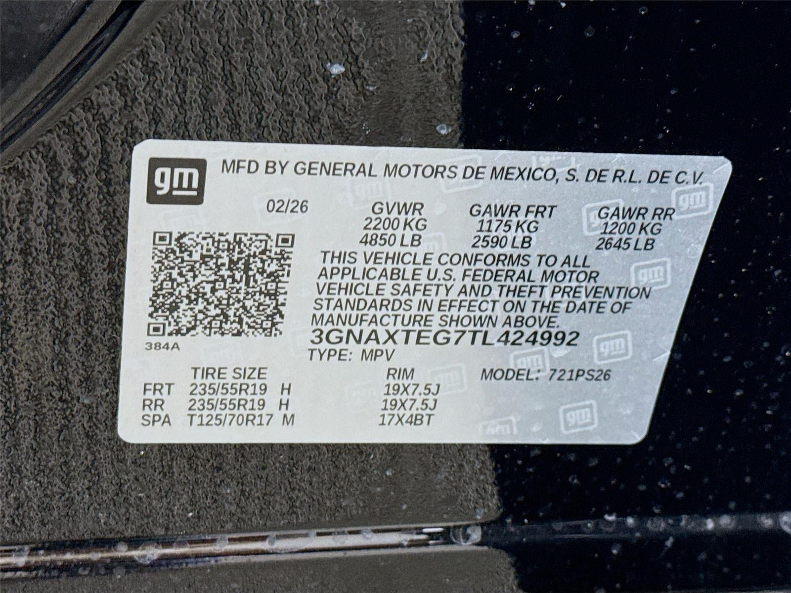 2026 Chevrolet Equinox AWD RS