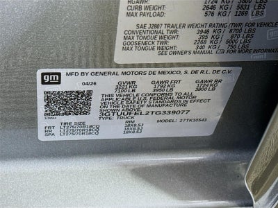 2026 GMC Sierra 1500 AT4X