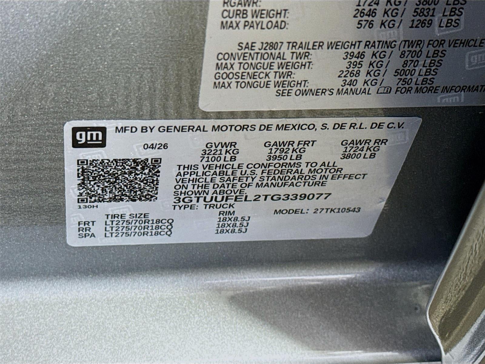 2026 GMC Sierra 1500 AT4X