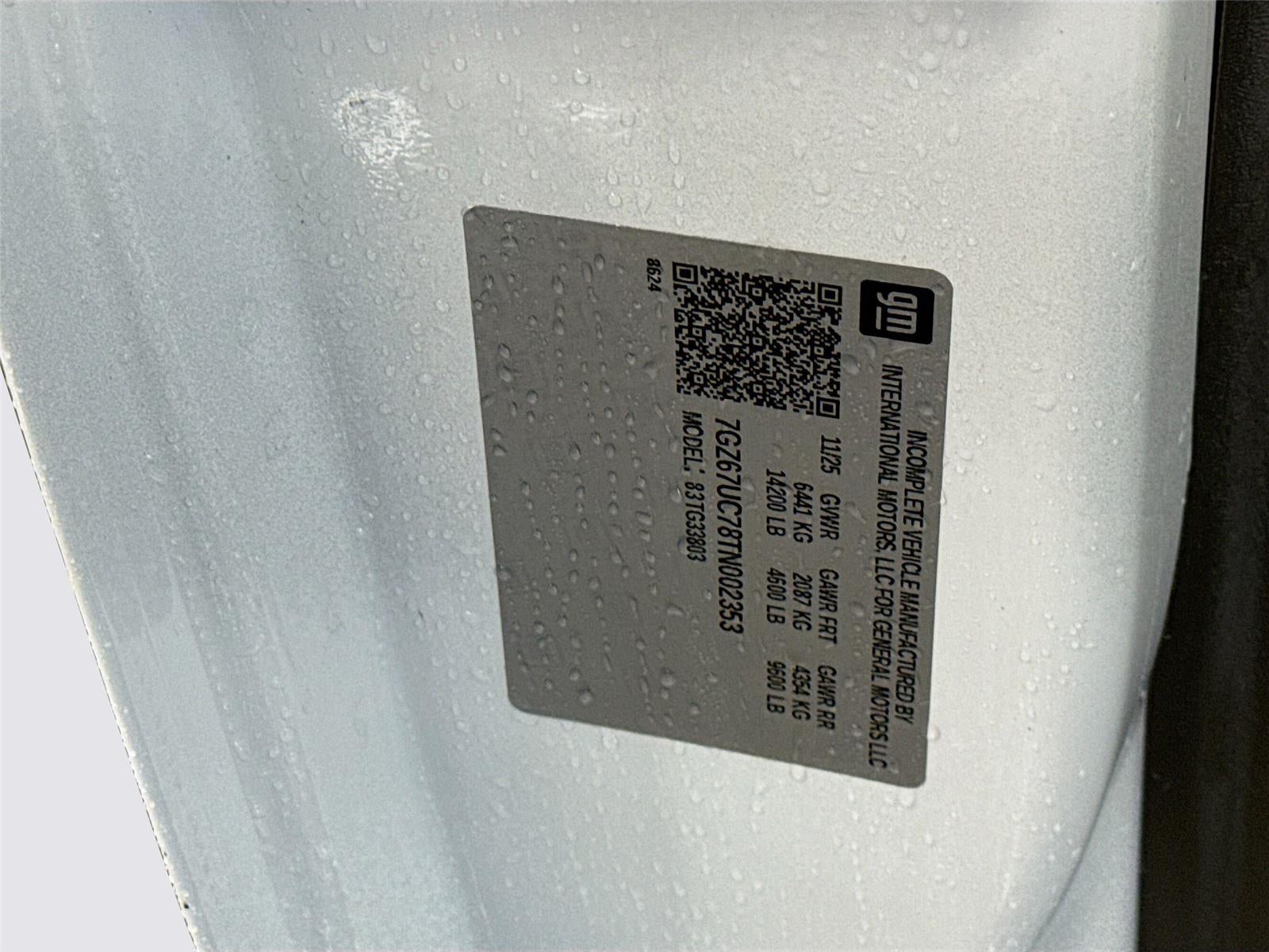 2026 GMC Savana Commercial Cutaway 4500 VAN 159