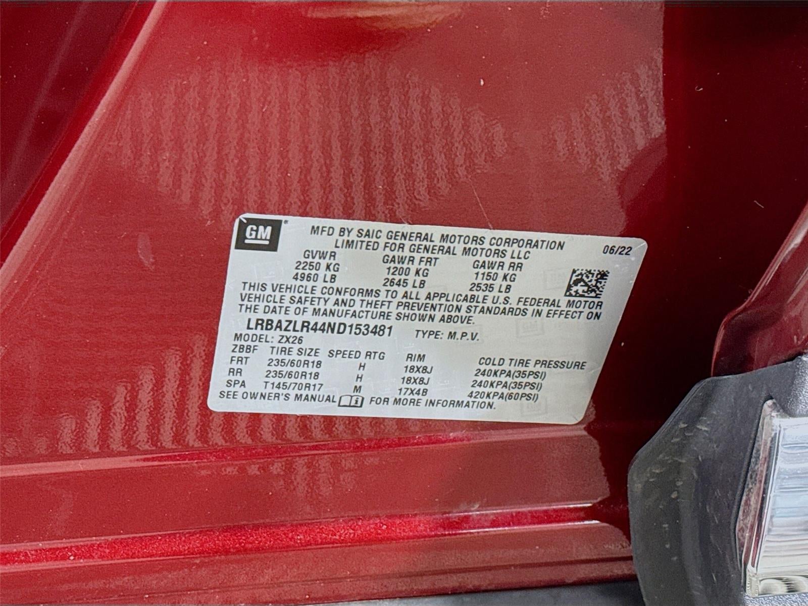 2022 Buick Envision FWD 4DR Preferred