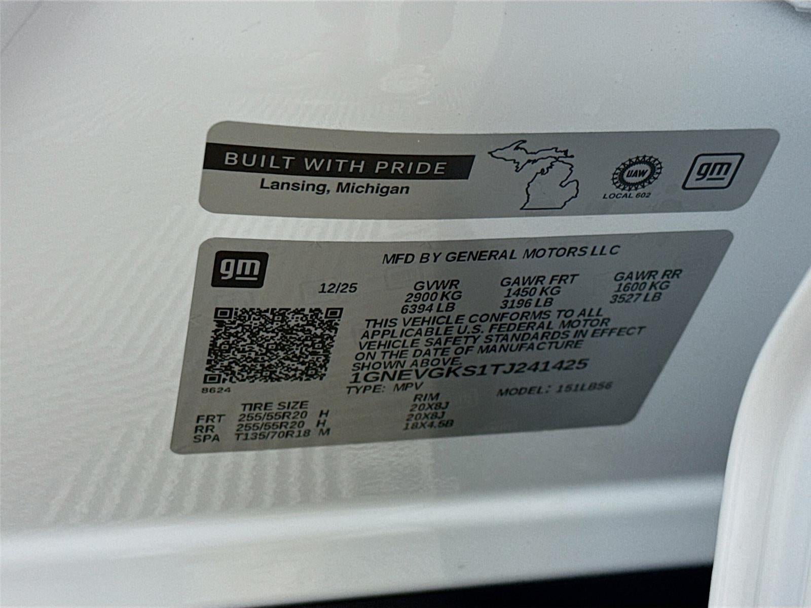 2026 Chevrolet Traverse LT