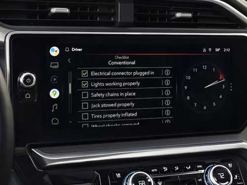 2023 GMC Sierra 1500 close up view of trailering system