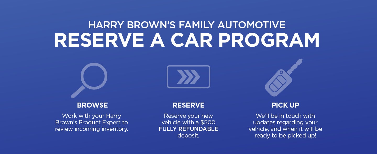 Reserve a car program | Harry Brown's Family Automotive in  Faribault MN
