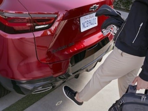 2024 Chevrolet Blazer view of usage of handsfree liftgate