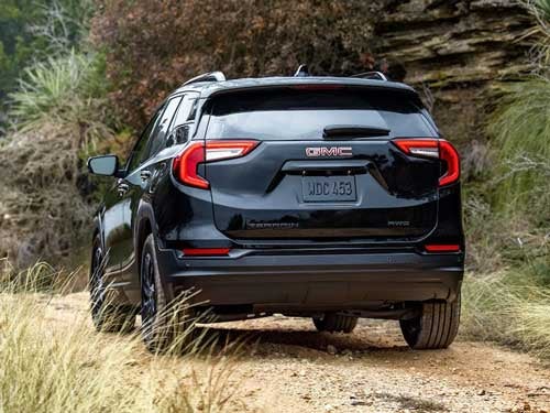 2023 GMC Terrain on Dirt road