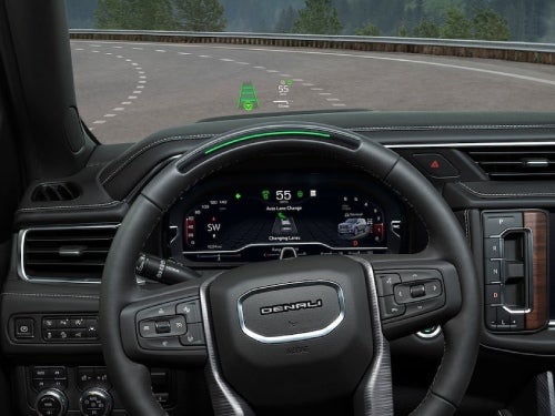 2024 GMC Yukon view of driver information center and head up display