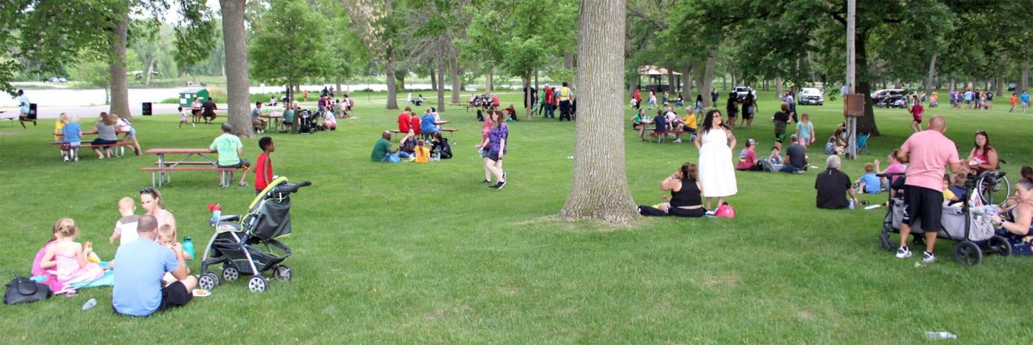 Faribault residents gathered for the Safe Summer Kickoff celebation